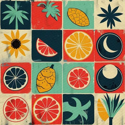 Image de OUTDOOR DECOSTOMES OXFORD - Motif été | DX9172