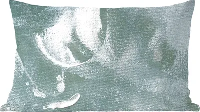 Produktbild von MuchoWow® Zierkissen Sofakissen Wohnzimmer Dekokissen 50x30 cm Acrylfarbe - Abstrakt - Design - Wohnzimmerdekoration - Polster mit Photo
