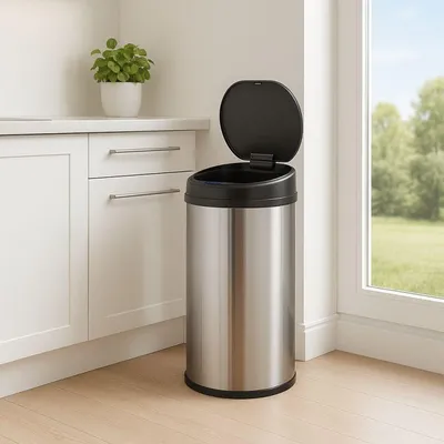 Obrázok produktu pre Automatický odpadkový kôš 300628, so senzorom, na bezdotykové odstraňovanie odpadu, 50 l