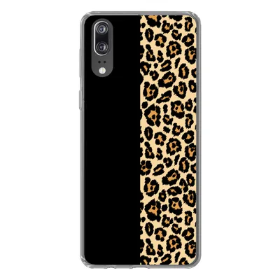 Produktbild von MuchoWow® Handyhülle Schutzhülle Hülle für Huawei P20 Panther Druck - Design - Tiere Silikon Softcase Handy Hülle - Hardcover