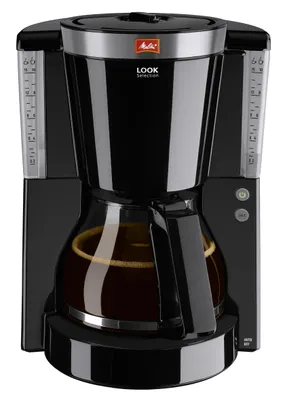 Produktbild von Melitta Look IV Selection, Filterkaffeemaschine, Gemahlener Kaffee, 1000 W, Schwarz
