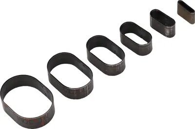 Zdjęcie produktu dla Zestaw narzędzi do cięcia skóry Owalny kształt 10 mm 13 mm 16 mm 19 mm 22 mm 25 mm Długa średnica Dziurkacz do skóry Otwory na matryce