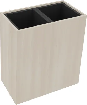 Produktbild von Pflanzgefäß 2er hoch B721xT380H800mm Akazie