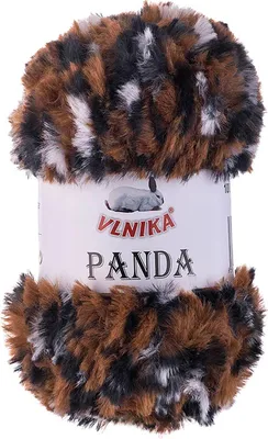 Produktbild von 100g Strickgarn Panda Strick-Wolle Kunstfell Kuschelwolle Plüschwolle - Farbwahl
