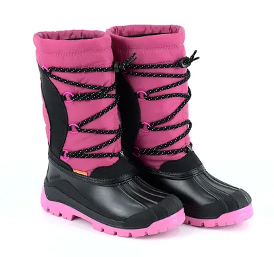 Produktbild von DEMAR Mädchen Winterstiefel Kinder Winterschuhe Gefüttert Wolle Warm Rosa 27/28