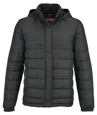 Produktbild von Ccm Team Quilted Winter Jacke Schwarz XL Herren Schwarz XL