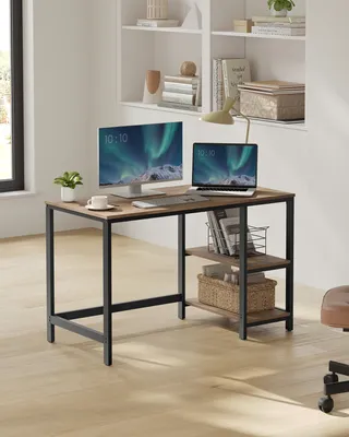 Produktbild von VASAGLE Computertisch Schreibtisch mit 2 Regale 120 x 75 x 60 cm