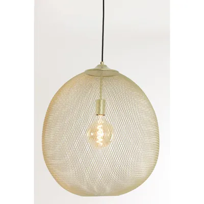 Productafbeelding van Gouden hanglamp Moroc Ø 50cm