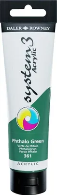 Produktbild von Daler Rowney System3 Acrylfarbe Phthalo Green 150 ml 1 stk