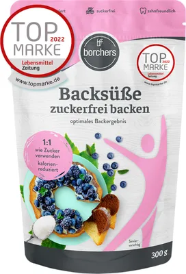 Produktbild von BORCHERS Backsüße - Zuckerfrei Backen 300g