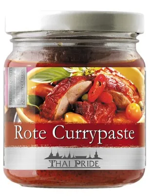 Produktbild von Thai Pride Currypaste, rot, 3er Pack (3 x 195 g)