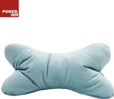 Produktbild von POWER INN Leseknochen de Luxe | Mint-Samt | Nackenkissen | Reisekissen