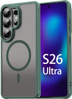 Produktbild von Handyhülle für Samsung Galaxy S26 Ultra Magnet Case Schutzhülle Kratzfest in Grün
