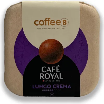 Produktbild von CoffeeB by Café Royal Lungo Crema (9 Coffee Balls) 1 Packung
