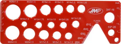 Produktbild von JMP Messschablone Messgerät METR / Zoll für Schrauben und Muttern