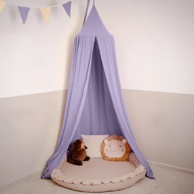 Produktbild von Baldachin für Kinderzimmer aus 100% Musselin - handgenäht