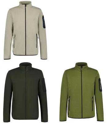Produktbild von Icepeak Bredstedt Midlayer Herren ohne Kapuze, Größe:3XL, Farbe:Hellgrau