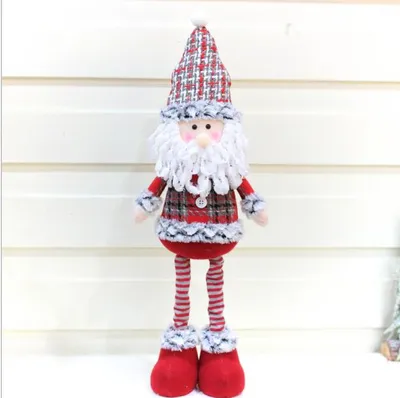 Image de figurine de Noël avec jambes télescopiques MICHAEL 55x20 cm NT1734