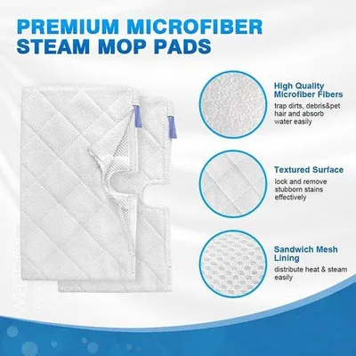 Obrázek produktu pro Sada utěrek na parní mop z mikrovlákna, 6 kusů, příslušenství