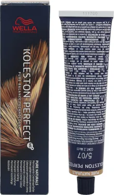 Produktbild von Wella Koleston Perfect Me+ Pure Naturals, Braun, 5/07, Frauen, 60 ml, Alle Haare, Tube