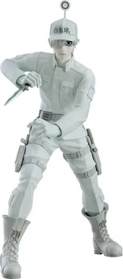 Productafbeelding van Good Smile Company, Cells at Work! Pop Up Parade, PVC-beeldje, witte bloedcel (neutrofiel), 19 cm