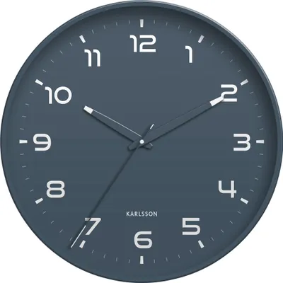 Produktbild von Karlsson - Wanduhr Orgullo - Klassisch blau - Ø40cm