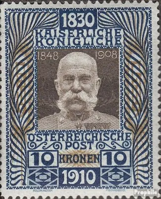 Produktbild von Briefmarken Österreich 1910 Mi 177 gestempelt Kaiser-Geburtstag