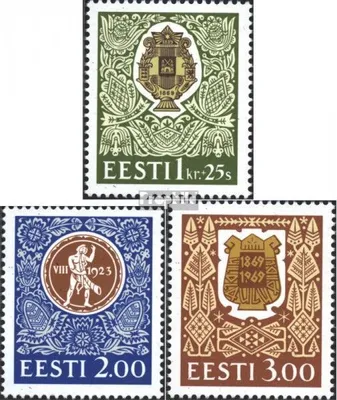 Produktbild von Briefmarken Estland 1994 Mi 225-227 (kompl.Ausg.) postfrisch Sängerfest