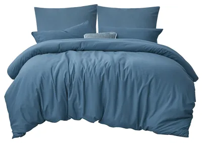 Produktbild von Bettwäsche 200x220 Blau 3-teilig