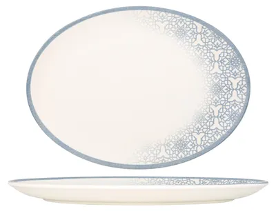 Produktbild von Kütahya Porselen Servierschale - Casa Blue - Porzellan - 36x21 cm
