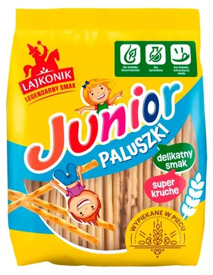 Productafbeelding van Lajkonik Paluszki Junior, 180 gram