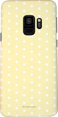 Produktbild von Mr. & Mrs. Panda Samsung Galaxy S9 Handyhülle Waldtiere Picknick - Gelb Pastell - Geschenk, Handy Schutzhülle, Smartphone Hülle, Fuchs, Cover, Igel, Eichhörnchen, Maus