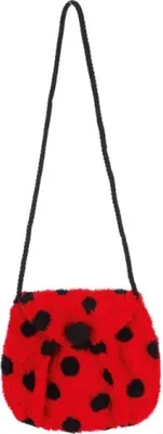 Produktbild von O41162 Käfer Marienkäfer Plüsch umhänge Tasche