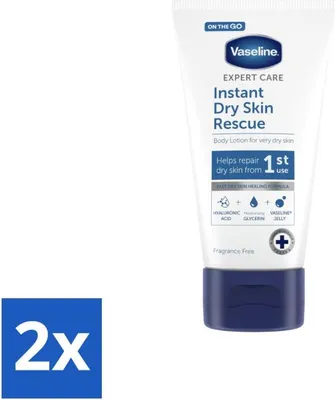 Produktbild von Vaseline Expert Care Körperlotion für trockene Haut 75 ml - Vorteilspack - 2 Stücke