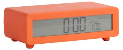 Produktbild von Karlsson - Wecker Berlin - Leuchtendes Orange - 8x7x4.5cm