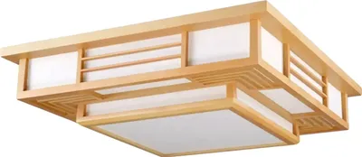 Obrázek produktu pro Stropní svítidlo, stmívatelné, japonský design, žluté