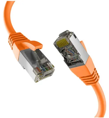 Produktbild von Efb Cat8.1 Orange 7.5M Rj45 Patchkabel S/Ftp Pimf