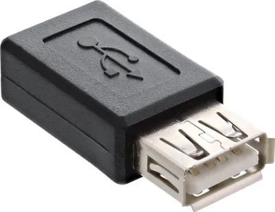 Image de InLine® Adaptateur Micro-USB, USB A prise femelle vers Micro-USB B prise femelle