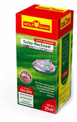 Image de WOLF-Garten 3826625 WOLF-Garten Turbo-Nachsaat shadow grass LR-S 25 500 g