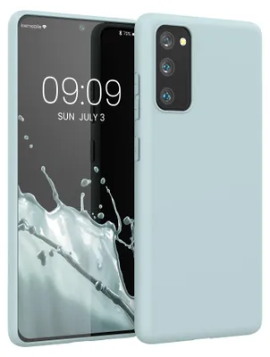 Produktbild von kwmobile Handyhülle für Samsung Galaxy S20 FE Hülle - TPU Case - Kabelloses Laden - Schutzhülle Cover in Cool Mint