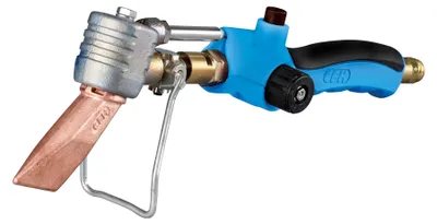 Produktbild von CFH Kupferlötkolben KL 143 - Premium Hammer Gas Lötkolben mit 240 g Kupferkolben