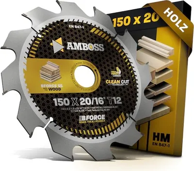 Produktbild von HM Kreissägeblatt - 150 x 2.2/1.6 x 20 Z12 WZ