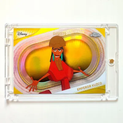 Image de Topps Chrome Disney Card – Emperor Kuzco – The Emperor’s New Clothes – Limited Edition /275