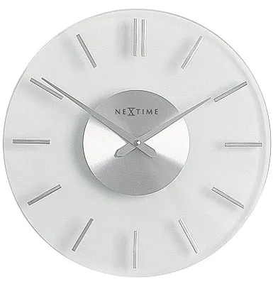 Obrázok produktu pre NeXtime 2632, Múr, Quartzové hodiny, Kruh, Priehľadná, Sklo, Dospelí