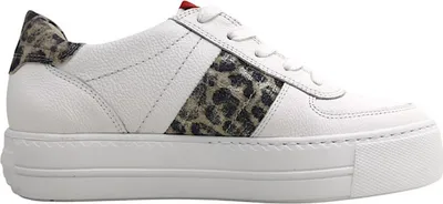 Imagen del producto de Zapatos deportivos para mujer de Paul Green, tipo cordones, color blanco, para uso casual