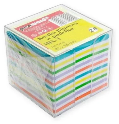 Produktbild von Kostka biurowa w pudełku mix 85x85x70mm 760K