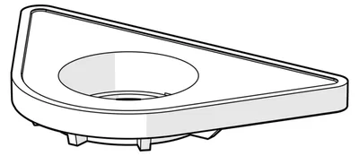 Produktbild von Hansa 59910008 PVC-Befestigungsplatte HANSA 59910008