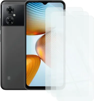 Produktbild von Drei Stück (3x) Display-Schutzfolie Displayschutz-Glas 9H Glas für Xiaomi Poco M4 5G
