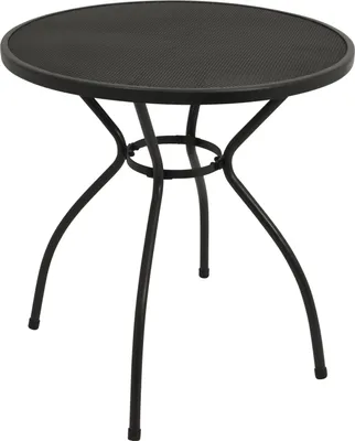 Produktbild von TPFGarden BISTROTISCH Glasgow - Gartentisch aus Streckmetall - 70cm rund - Metalltisch anthrazit