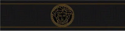 Obrázok produktu pre Versace Designová netkaná tapeta Greek 935224 Black / Gold - Border - Designové tapety - Luxusná kvalita
